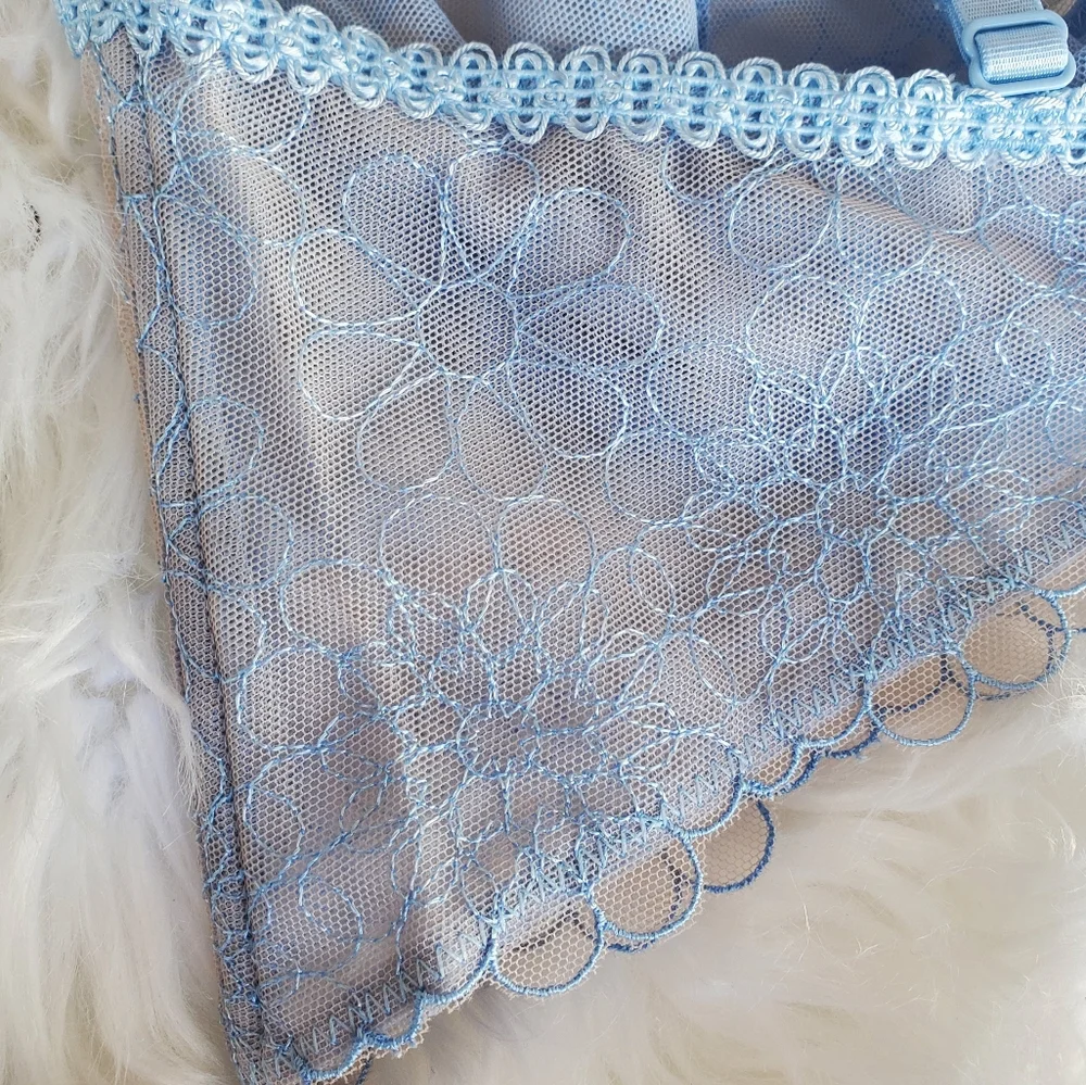 NWT Free People 'Lucia' Underwire Lace Bra 34C